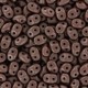 SuperDuo Beads 2.5x5mm Powdery - Brown